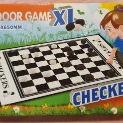 H&S Decoration Damspel XL - Voor Buiten En Binnen - 80 X 65 Cm - Spellen - Voor Kinderen - Sinterklaas