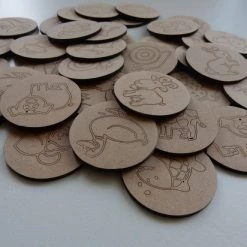 Kids & Gifts Houten Dieren Memorie