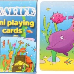 Merkloos Mini Zeedieren Thema Speelkaarten 6 X 4 Cm In Doosje Van Karton - Handig Formaatje Kleine Kaartspelletjes -kinderspellen Winkel 550x415 1