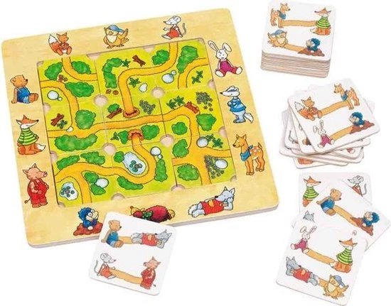 Goki Gezelschapsspel: VIND DE WEG! 21x21cm, 9-delig, Met 20 Speel 6 Goki Gezelschapsspel: VIND DE WEG! 21x21cm, 9-delig, Met 20 Speel - Afbeelding 6