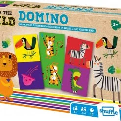 Shuffle - Into The Wild - Dominospel - Dieren - Stimuleer Geheugen, Inzicht En Probleemoplossend Denken -kinderspellen Winkel 550x436 4