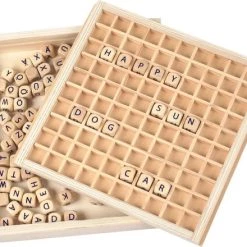 Small Foot Company - Woorden Vormen - 145 Houten Letters Van FSC 100% - Hout -kinderspellen Winkel 550x440 7