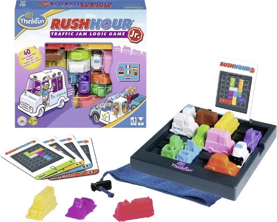 ThinkFun Rush Hour Junior - Breinbreker 1 ThinkFun Rush Hour Junior - Breinbreker