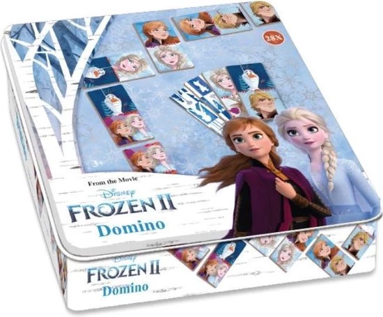 Disney Frozen 2 Domino Junior Karton Blauw/wit 29-delig - 5949043762825 2 Disney Frozen 2 Domino Junior Karton Blauw/wit 29-delig - 5949043762825 - Afbeelding 2