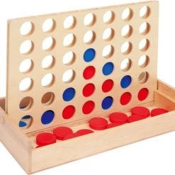 Free And Easy 4-op-1-rij Reisspel Junior 24 Cm Hout Naturel