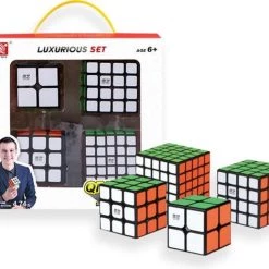 Qiyi 4 In 1 Voordeelpakket - Speed Cube - MoYu Cube - Speed Cube - Breinbreker 2x2, 3x3, 4x4, 5x5