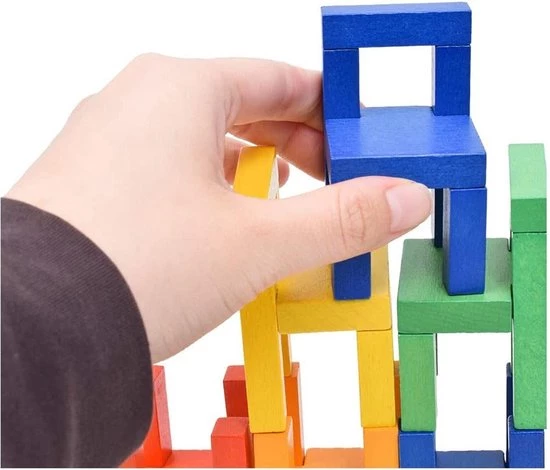 Goki Evenwichtsspel: BALANCERENDE STOELEN H7cm, In Hout, 3+ 3 Goki Evenwichtsspel: BALANCERENDE STOELEN H7cm, In Hout, 3+ - Afbeelding 3