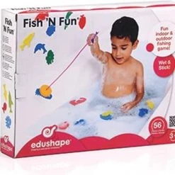 Edushape Badspeelgoed Vis Plezier - 4 Hengels & 36 Vissen In Doos -kinderspellen Winkel 550x481 3