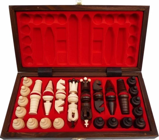 Chess The Game - Reisformaat Schaakspel - Compact Houten Schaakset - Inklapbaar - Bestseller!! 10 Chess The Game - Reisformaat Schaakspel - Compact Houten Schaakset - Inklapbaar - Bestseller!! - Afbeelding 10