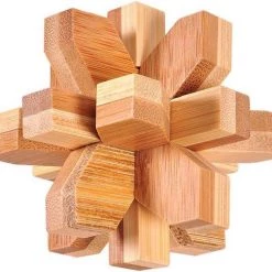DW4Trading® 3D Bamboo Puzzel Sneeuwvlok