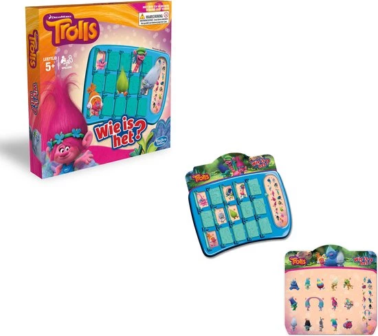 Hasbro Gaming Wie Is Het Trolls - Kinderspel 2 Hasbro Gaming Wie Is Het Trolls - Kinderspel - Afbeelding 2