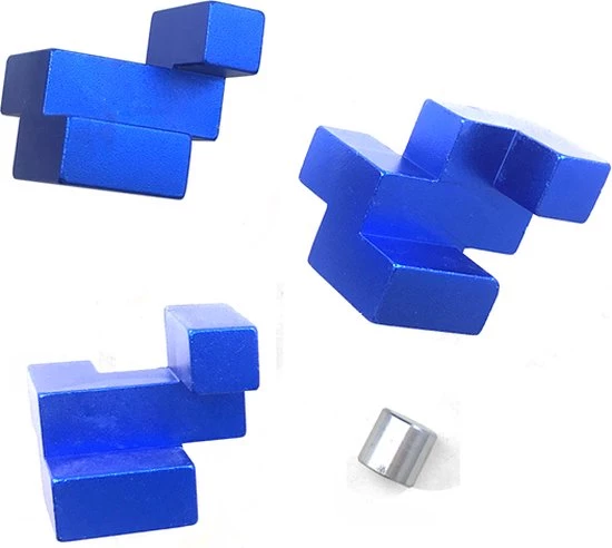 Eureka 3d Puzzle Breinbreker Puzzel In Blik Blauw 5 Eureka 3d Puzzle Breinbreker Puzzel In Blik Blauw - Afbeelding 5