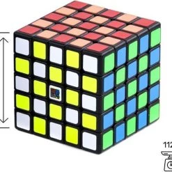 MoYu 5x5 Speedcube - Zwart - Draaikubus Puzzel - Magische Puzzelkubus -kinderspellen Winkel 550x496 5