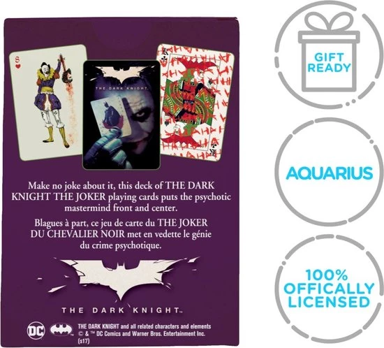 Aquarius The Dark Knight - Joker Playing Cards / Speelkaarten 6 Aquarius The Dark Knight - Joker Playing Cards / Speelkaarten - Afbeelding 6
