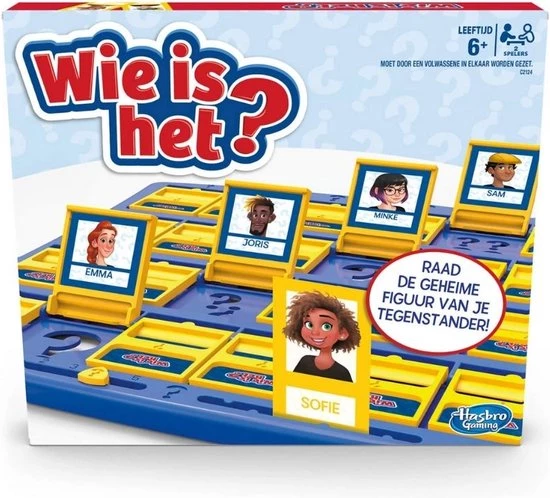 Hasbro Spellenbundel - 3 Stuks - Wie Is Het & Vier Op 'n Rij & Stef Stuntpiloot 2 Hasbro Spellenbundel - 3 Stuks - Wie Is Het & Vier Op 'n Rij & Stef Stuntpiloot - Afbeelding 2