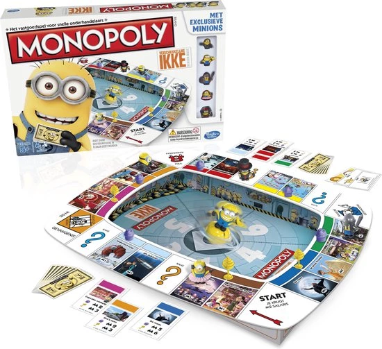 Monopoly Minions Verschrikkelijke Ikke - Kinderspel 3 Monopoly Minions Verschrikkelijke Ikke - Kinderspel - Afbeelding 3