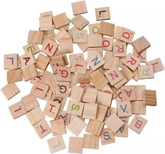 Flexjuf Scrabble Letters (complete Set) 2 Flexjuf Scrabble Letters (complete Set) - Afbeelding 2