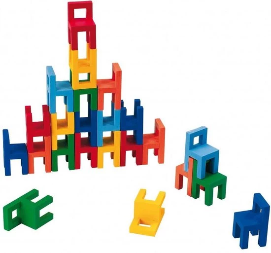 Goki Evenwichtsspel: BALANCERENDE STOELEN H7cm, In Hout, 3+ 8 Goki Evenwichtsspel: BALANCERENDE STOELEN H7cm, In Hout, 3+ - Afbeelding 8