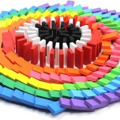 Isa's Friends Domino Stenen Set Hout 240pcs - XL Dominoset Incl. 4 Elementen -kinderspellen Winkel 550x518