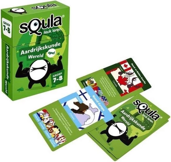 Spellenbundel - Squla - 4 Stuks - Groep 1 T/m 8 - Taal, Spelling, Rekenen & Aardijkskunde 11 Spellenbundel - Squla - 4 Stuks - Groep 1 T/m 8 - Taal, Spelling, Rekenen & Aardijkskunde - Afbeelding 11