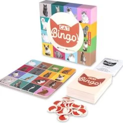 Kikkerland Cat Bingo - 54 Katten Soorten - 12 Bingokarten - Reisspel - Pocket Spel - Voor Maximaal 12 Spelers 9 Kikkerland Cat Bingo - 54 Katten Soorten - 12 Bingokarten - Reisspel - Pocket Spel - Voor Maximaal 12 Spelers -kinderspellen Winkel 550x523 1