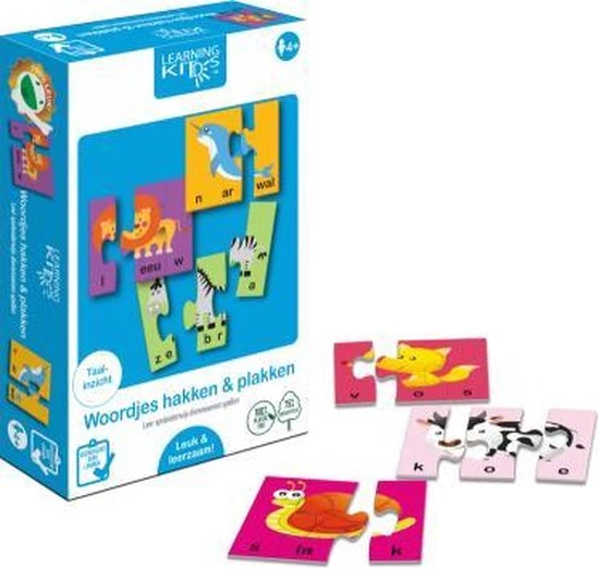 Merkloos Learning Kitds - Woordjes Hakken & Plakken 2 Merkloos Learning Kitds - Woordjes Hakken & Plakken - Afbeelding 2
