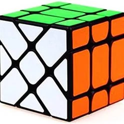 Fisher Cube - QiYi Cube - Puzzel Kubus 3x3 Speelgoed ( 6x6cm)