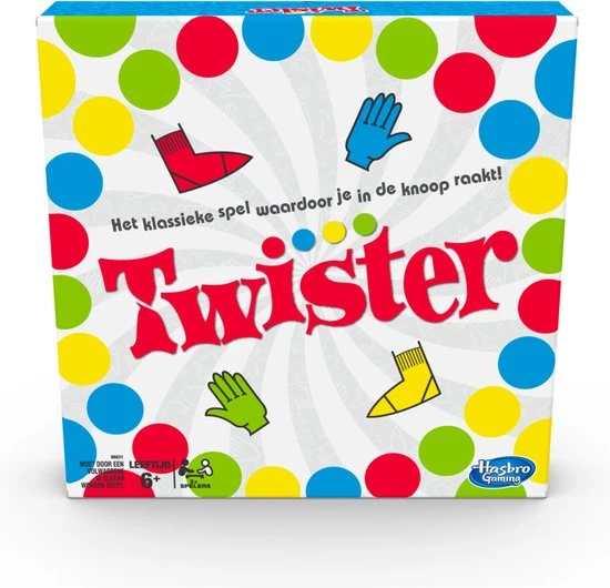 Hasbro Gaming Twister - Actiespel 1 Hasbro Gaming Twister - Actiespel
