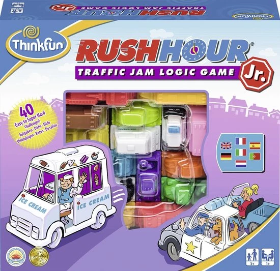 ThinkFun Rush Hour Junior - Breinbreker 2 ThinkFun Rush Hour Junior - Breinbreker - Afbeelding 2