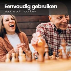 No Peak 3 In 1 Schaakbord - Schaakspel - Dammen - Backgammon - 3 In 1 Schaakset - Inclusief E-Book -kinderspellen Winkel 550x538 2