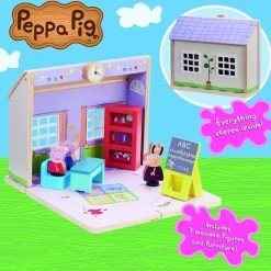 Peppa Pig Houten Schoolhuis Speelset -kinderspellen Winkel 550x538 8