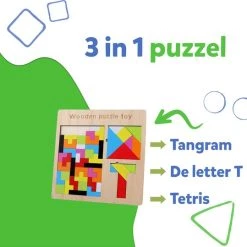 Fidgy - 3 In 1 Houten Puzzel - Montessori Speelgoed - Tetris 13 Fidgy - 3 In 1 Houten Puzzel - Montessori Speelgoed - Tetris -kinderspellen Winkel 550x539 6