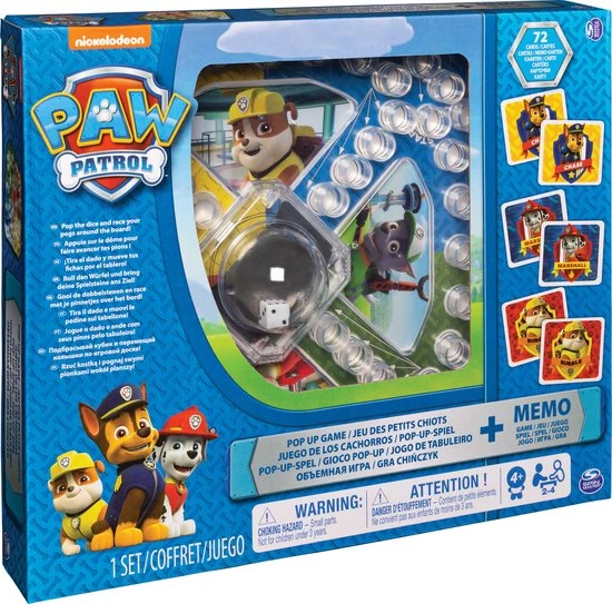 PAW Patrol - Bordspel - Pop-up Spel - Met Memorykaarten 2 PAW Patrol - Bordspel - Pop-up Spel - Met Memorykaarten - Afbeelding 2