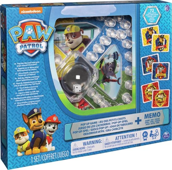 PAW Patrol - Bordspel - Pop-up Spel - Met Memorykaarten 9 PAW Patrol - Bordspel - Pop-up Spel - Met Memorykaarten - Afbeelding 9