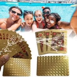 Merkloos Waterdichte Speelkaarten Goud - Kaarten - Waterbestendig - Poker - Blackjack - Patience - Spelletjes - Kaarten Truukjes - Outdoor - Kaarten Set - Plastic Goudfolie 11 Merkloos Waterdichte Speelkaarten Goud - Kaarten - Waterbestendig - Poker - Blackjack - Patience - Spelletjes - Kaarten Truukjes - Outdoor - Kaarten Set - Plastic Goudfolie -kinderspellen Winkel 550x546 5