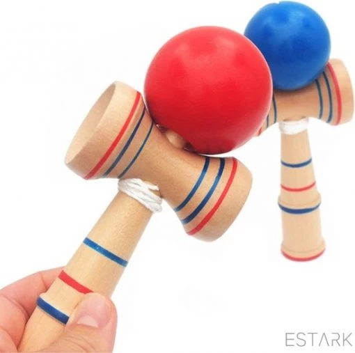 ESTARK Kendama - Jumbo Kendama - Natural Beech Wood - Blauwe Houten LUXE Kendama 17 X 7 Cm - Kendama 14 ESTARK Kendama - Jumbo Kendama - Natural Beech Wood - Blauwe Houten LUXE Kendama 17 X 7 Cm - Kendama -kinderspellen Winkel 550x547 11