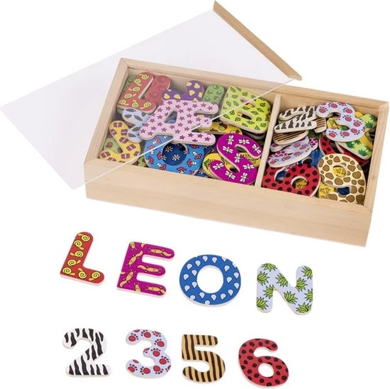Goki Magnetische Cijfers & Letters, 88dlg. 2 Goki Magnetische Cijfers & Letters, 88dlg. - Afbeelding 2