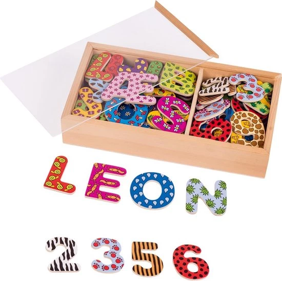 Goki Magnetische Cijfers & Letters, 88dlg. 3 Goki Magnetische Cijfers & Letters, 88dlg. - Afbeelding 3