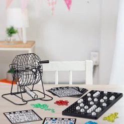 Relaxdays Lotto Bingo Spel - Bingomolen - Bingospel Met Molen - Geluksspel -kinderspellen Winkel 550x550 110