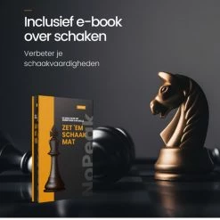 No Peak 3 In 1 Schaakbord - Schaakspel - Dammen - Backgammon - 3 In 1 Schaakset - Inclusief E-Book -kinderspellen Winkel 550x550 168
