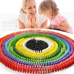 Isa's Friends Domino Stenen Set Hout 240pcs - XL Dominoset Incl. 4 Elementen -kinderspellen Winkel 550x550 2