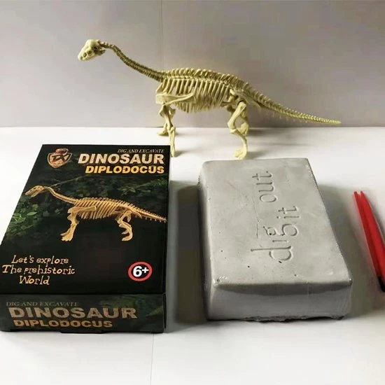 Nixnix Dinosaurus Opgravingsset - Diplodocus - Speelgoed - Dino Fossiel 1 Nixnix Dinosaurus Opgravingsset - Diplodocus - Speelgoed - Dino Fossiel