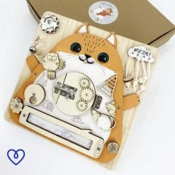 Magnificos - Montessori Speelgoed - Activiteiten Kubus - Activiteiten Tafel - Busy Board - Activiteitenbord - Eekhoorn -kinderspellen Winkel 550x550 208