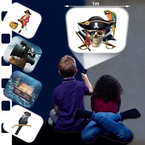 Brainstorm Toys Zaklampprojector Pirate Torch - Piraten 2 Brainstorm Toys Zaklampprojector Pirate Torch - Piraten - Afbeelding 2