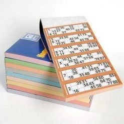 Longfield Darts BINGO/LOTTO SCOREBLOCK - 10 X 600 SHEETS -kinderspellen Winkel 550x550 236