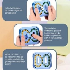 JUST23 Magic Bean Board - IQ Ball Brain Game - Speed Cube - Rood -kinderspellen Winkel 550x550 251