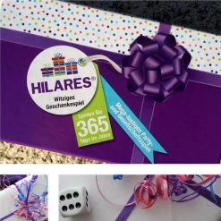 Hilares - Witziges Geschenkespiel - Pakjesspel - Sinterklaasspel - Duitstalig -kinderspellen Winkel 550x550 264