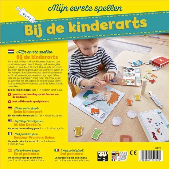 Haba - Haba Mijn Eerste Spellen Bij De Kinderarts 4 Haba - Haba Mijn Eerste Spellen Bij De Kinderarts - Afbeelding 4