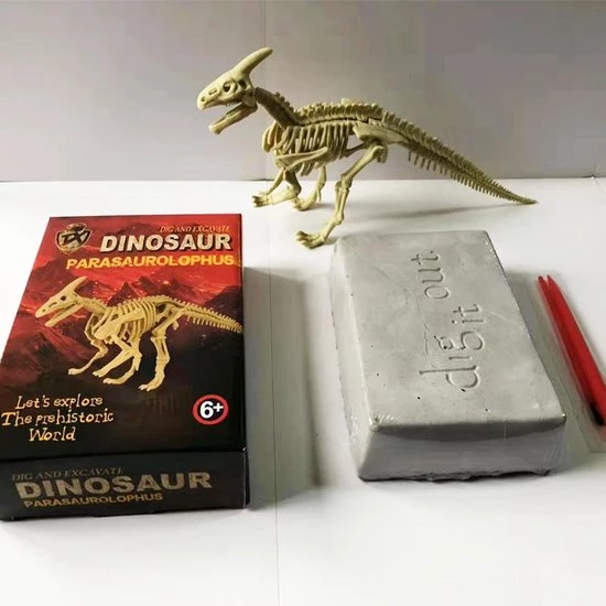 Nixnix Dinosaurus Opgravingsset - Parasaurolophus - Speelgoed - Dino Fossiel 1 Nixnix Dinosaurus Opgravingsset - Parasaurolophus - Speelgoed - Dino Fossiel