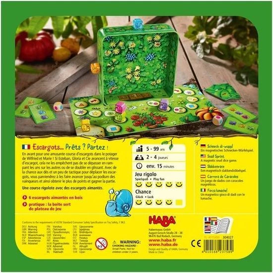 Haba Bordspel Slakkenrace 30-delig Fr 2 Haba Bordspel Slakkenrace 30-delig Fr - Afbeelding 2